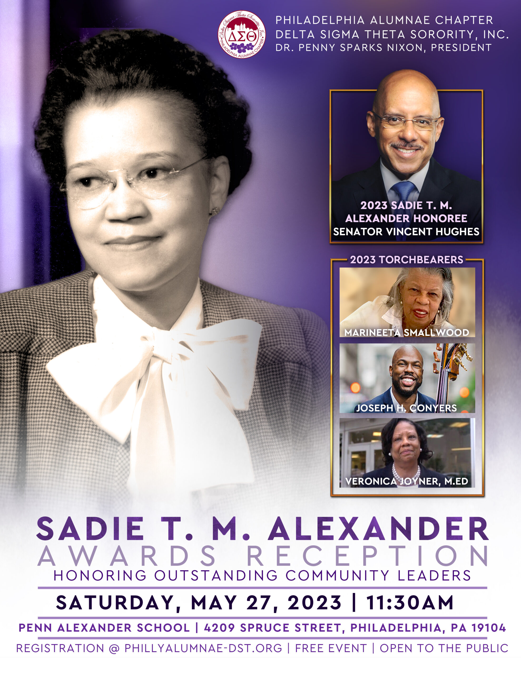 May Week 2023- Sadie T. M. Alexander Awards Reception