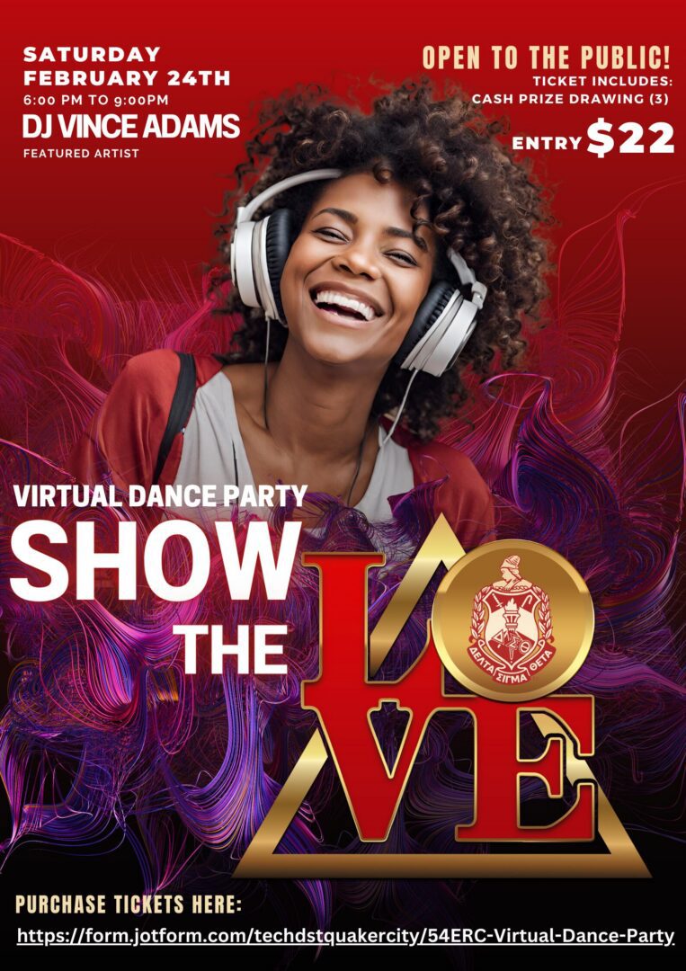 Virtual dance party 'Show the Love' with vibrant energy and joyful music.