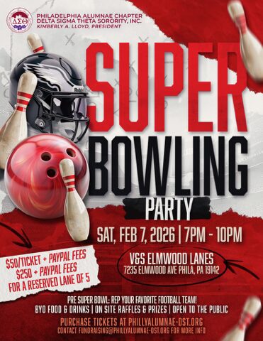 Super Bowling Party at Yes Elmwood Lanes on Feb 7, 7-10 PM.