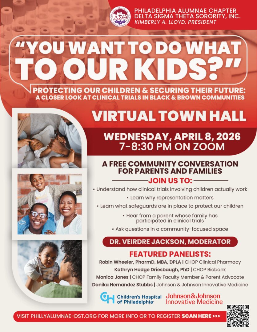 Virtual town hall on children's health issues.