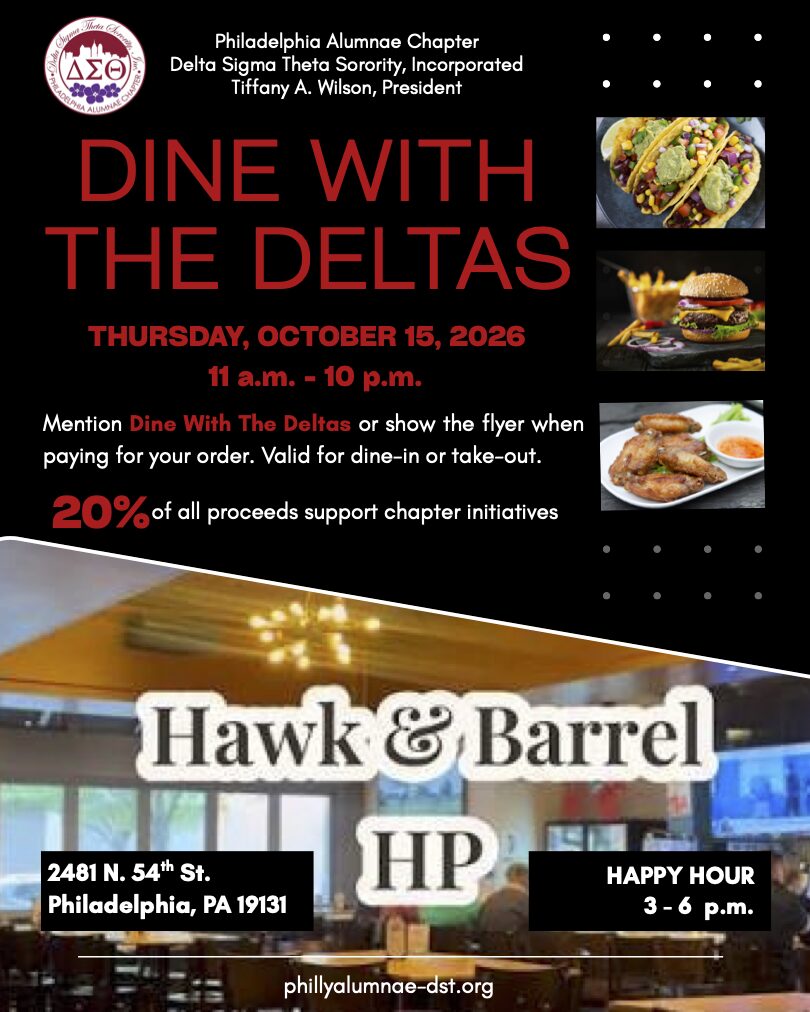 "Fundraising dining event for chapter initiatives"